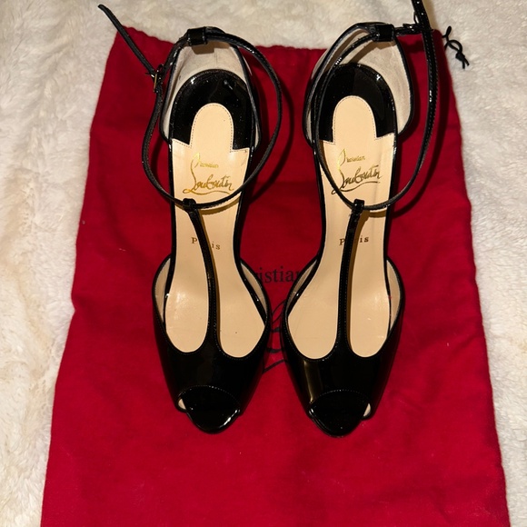 Christian Louboutin Senora Patent Black - Picture 3 of 7